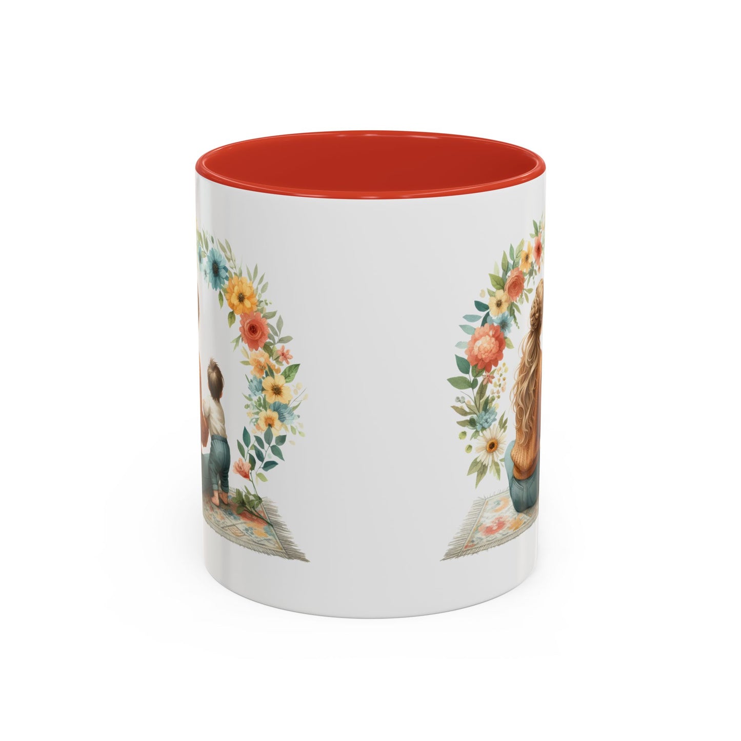 Warm Floral Family Coffee Mug - Perfect Gift for Moms, Home Decor, Cozy Vibes, Mother's Day, Tea Lovers, Baby Showers