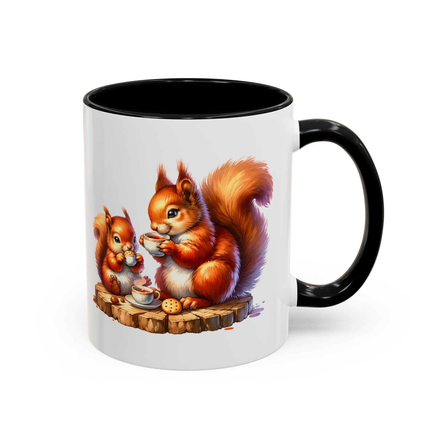 Whimsical Squirrel Coffee Mug - Perfect Gift for Animal Lovers, Cute Kitchen Decor, Hot Beverage Lover's Cup, Cozy Vibe Mugs