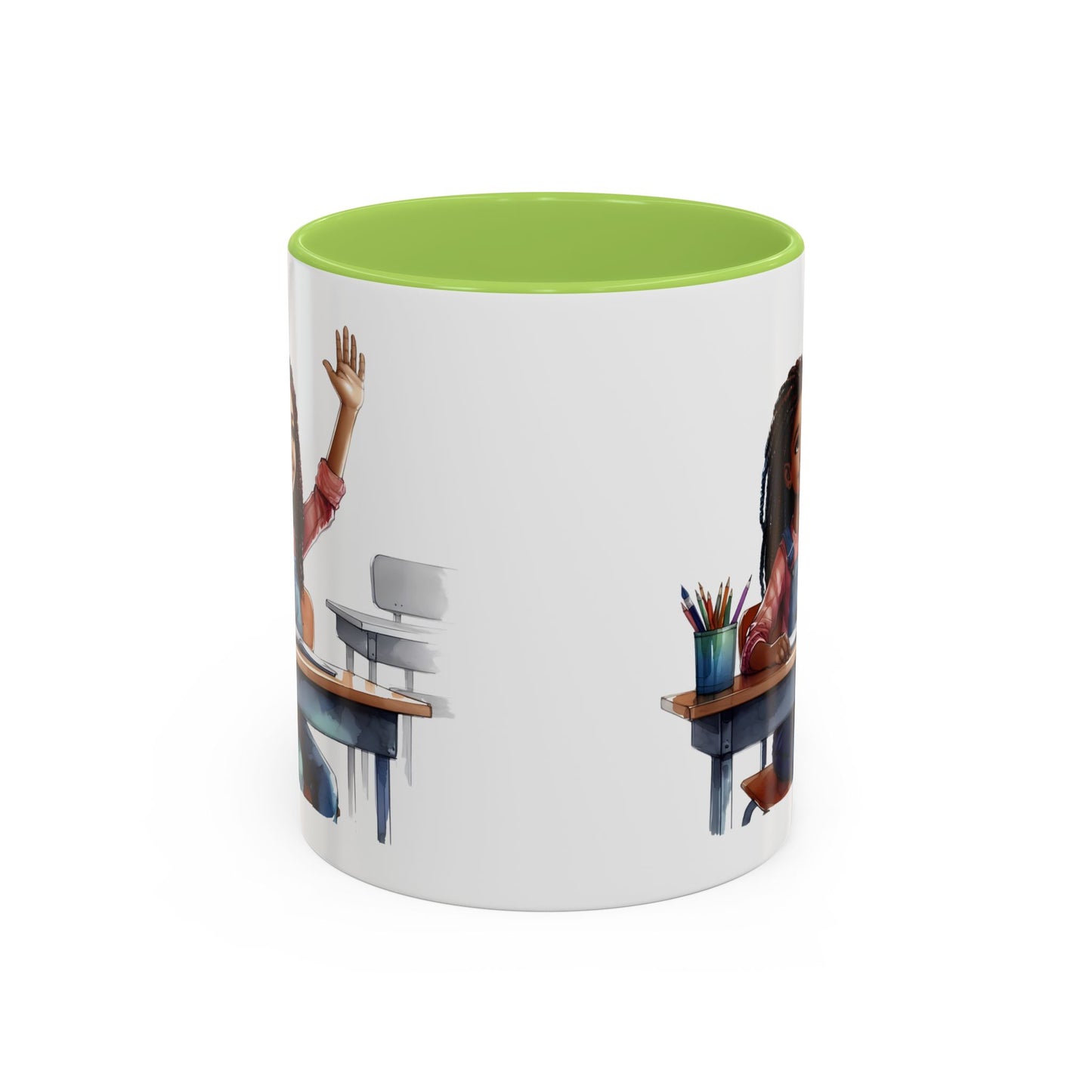 Cheerful Kids' Coffee Mug, Classroom Theme, Back to School Gift, Teacher Appreciation, Personalized Drinkware, Cute Art for Kids