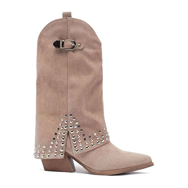 Spring And Autumn Pointed Knight Boots Women Store Hive UNIjuntos