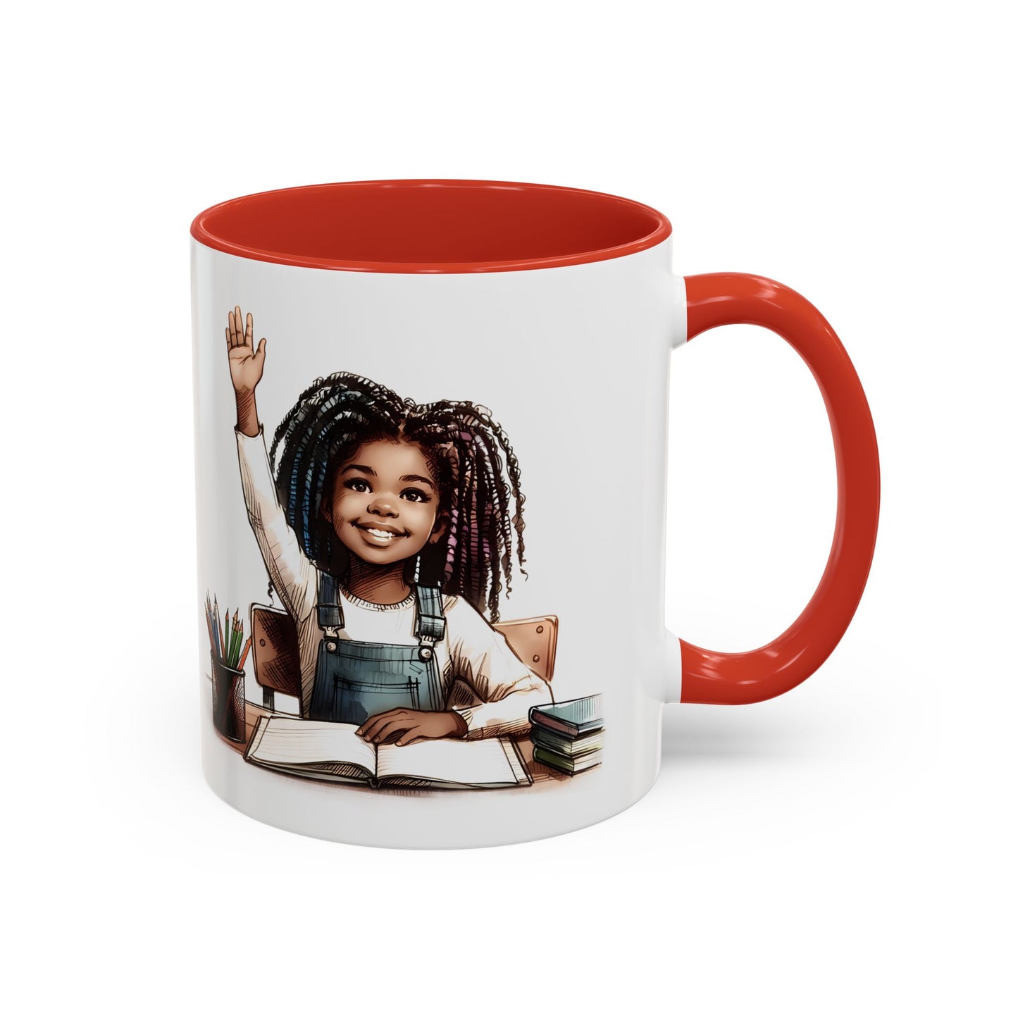Cheerful Kids' Coffee Mug, Empowering Gift for Students, Classroom, Back to School, Fun Celebrate Learning Mug