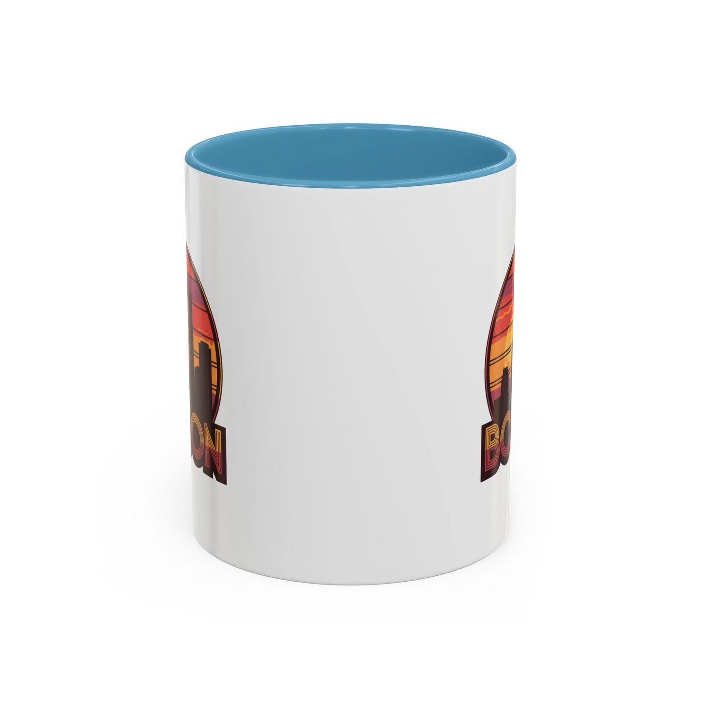 Boston Sunset Accent Coffee Mug, Unique Gift for Boston Lovers, Travel Souvenir, Home Decor, Coffee Lover's Gift, 11oz 15oz Options