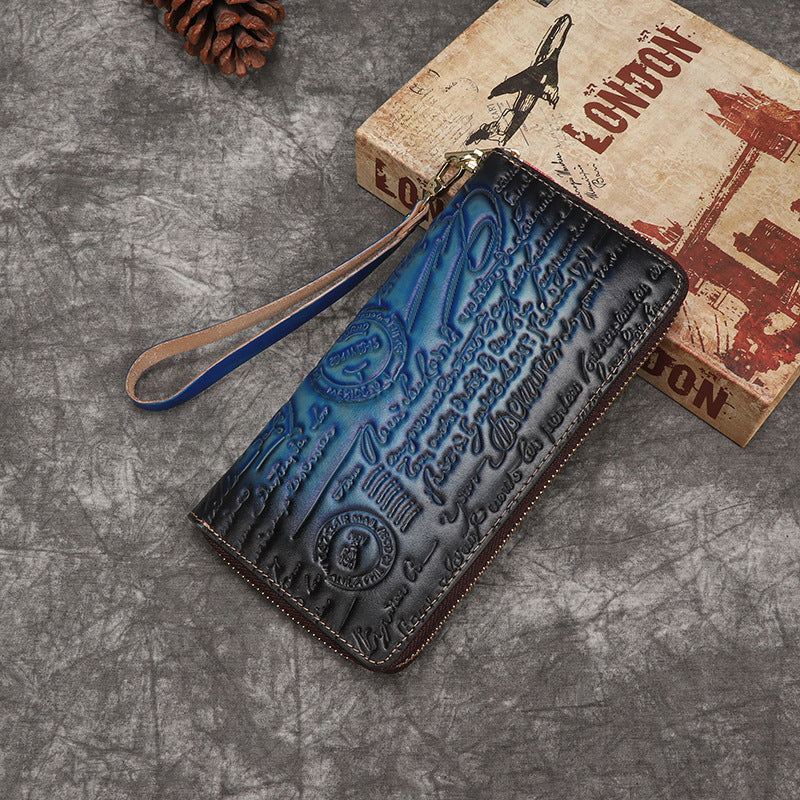 Portefeuille en cuir de vache,