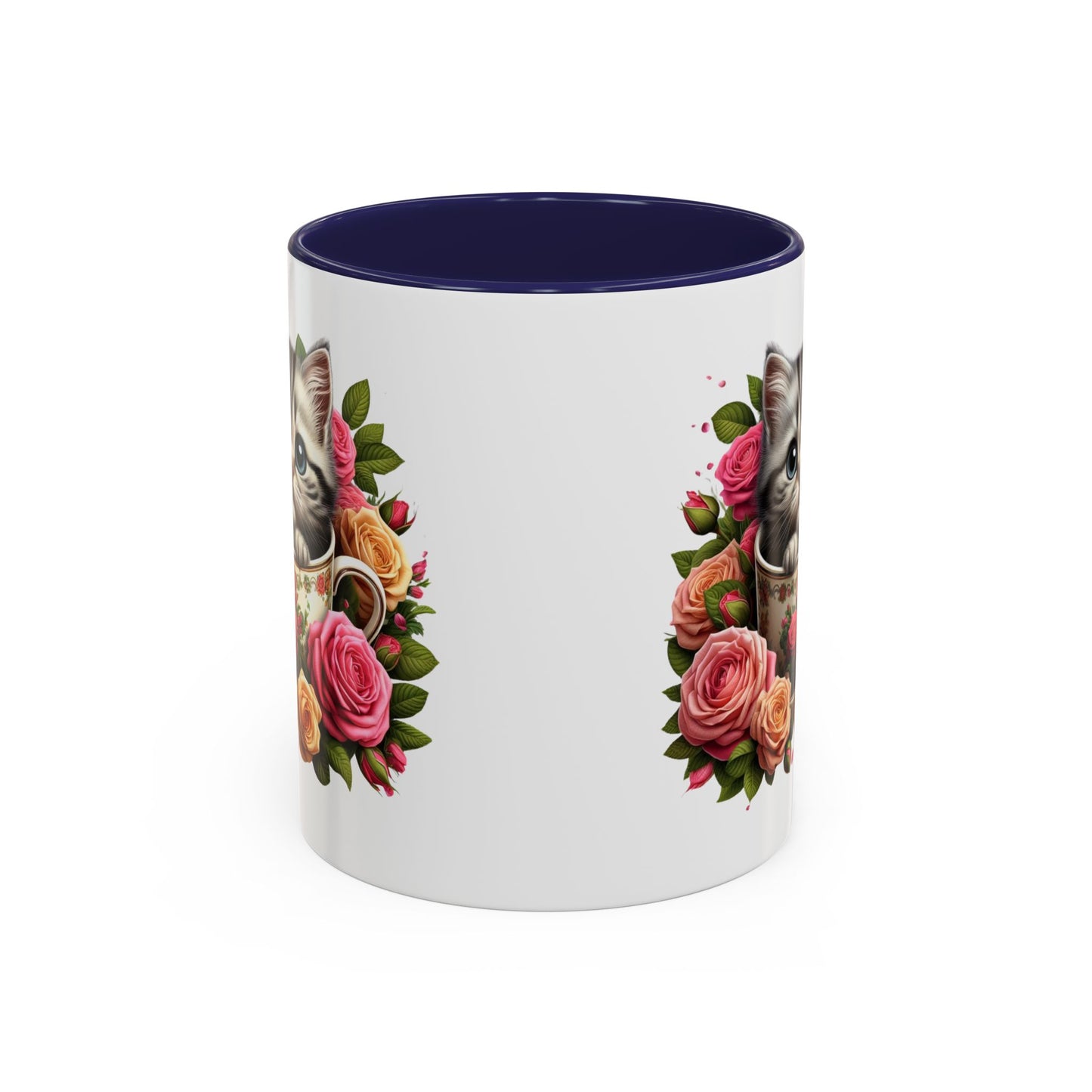 Whimsical Cat Coffee Mug with Floral Accents, Cute Cat Mug, Pet Lover Gift, Tea Cup, Perfect for Cat Lovers, Floral Coffee Cup, [...]