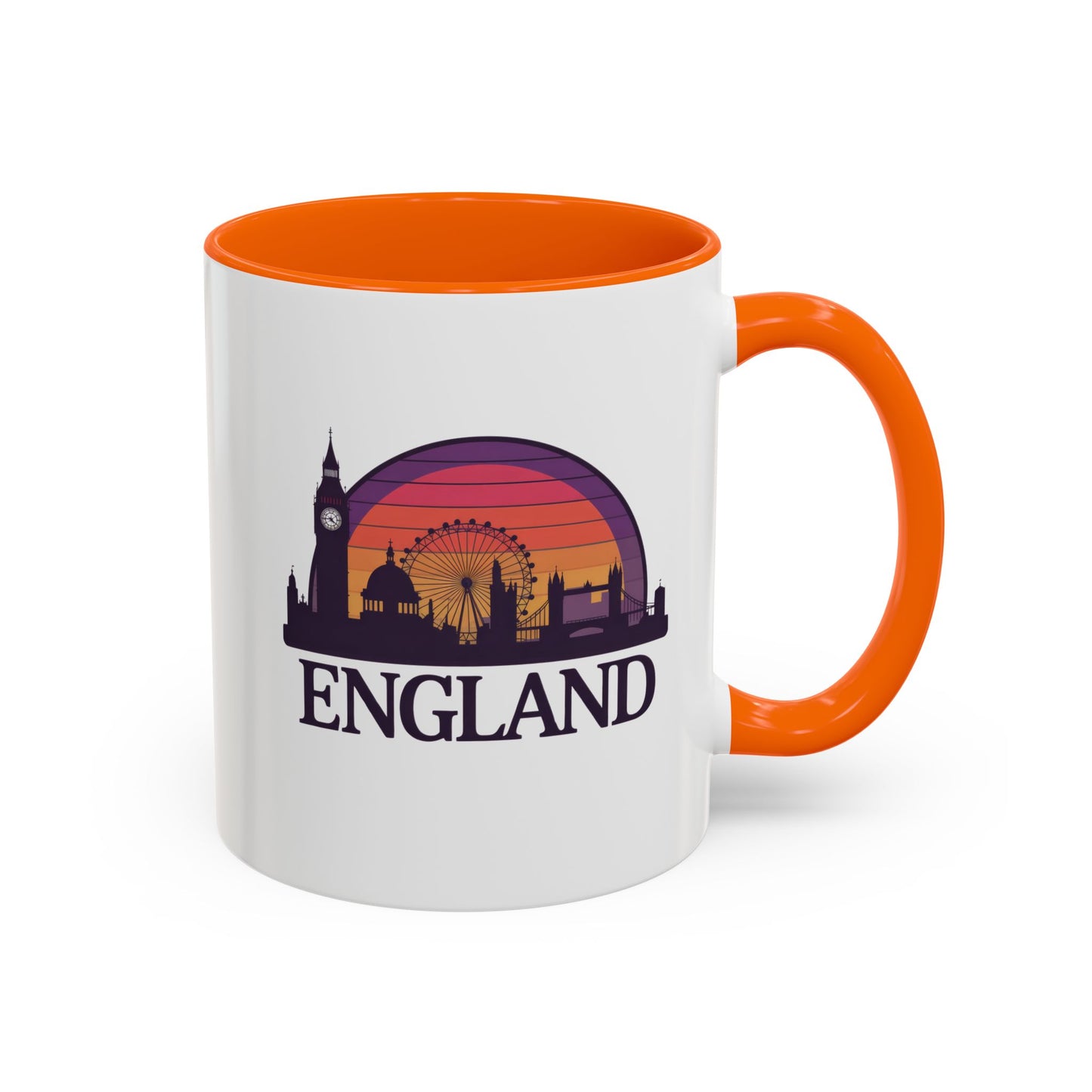 London Skyline Accent Coffee Mug - Unique Gift for Tea Lovers, Home Decor, Travel Souvenir, English Culture Enthusiasts, 11oz, 15oz