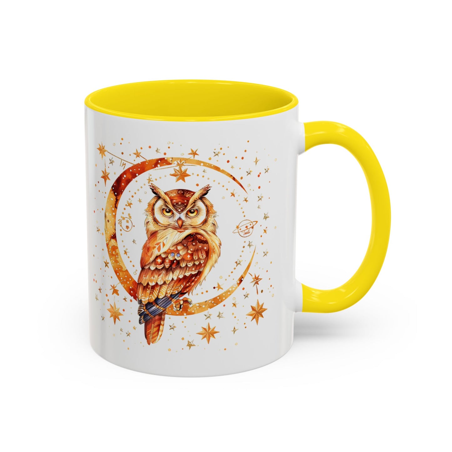 Mystical Owl Coffee Mug - Celestial Decor, Perfect Gift for Owl Lovers, Cozy Vibes, Unique Home Accents, Astrology Tea Cup