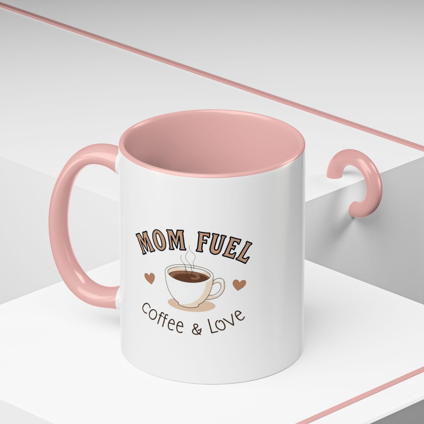 Mom Fuel Coffee Mug - Perfect Gift for Coffee Lovers, Mothers' Day, Birthday, Home Office, Ceramic Mug