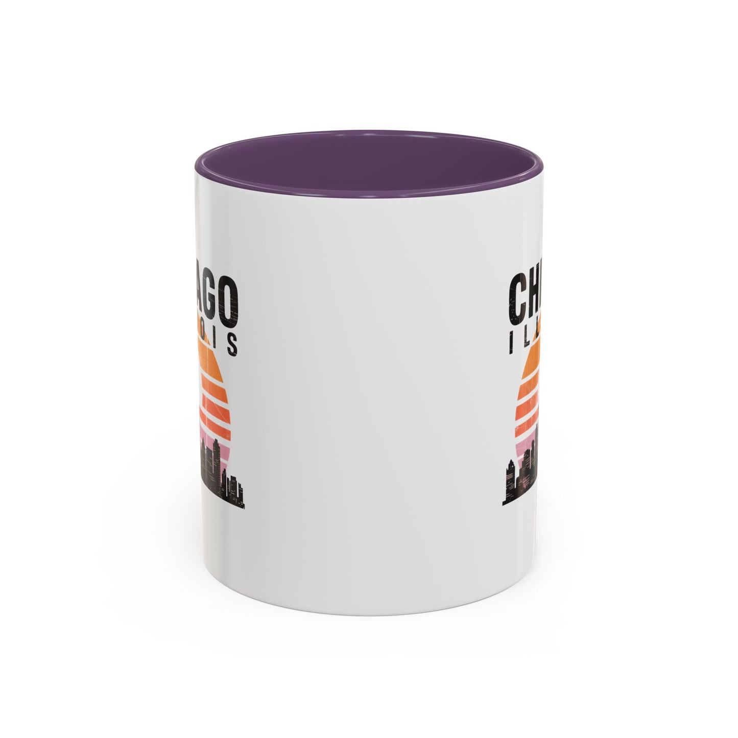 Chicago Skyline Accent Coffee Mug | Perfect Gift for Coffee Lovers, City Souvenir, Home Décor, Travel Memento, Chicago Enthusiasts