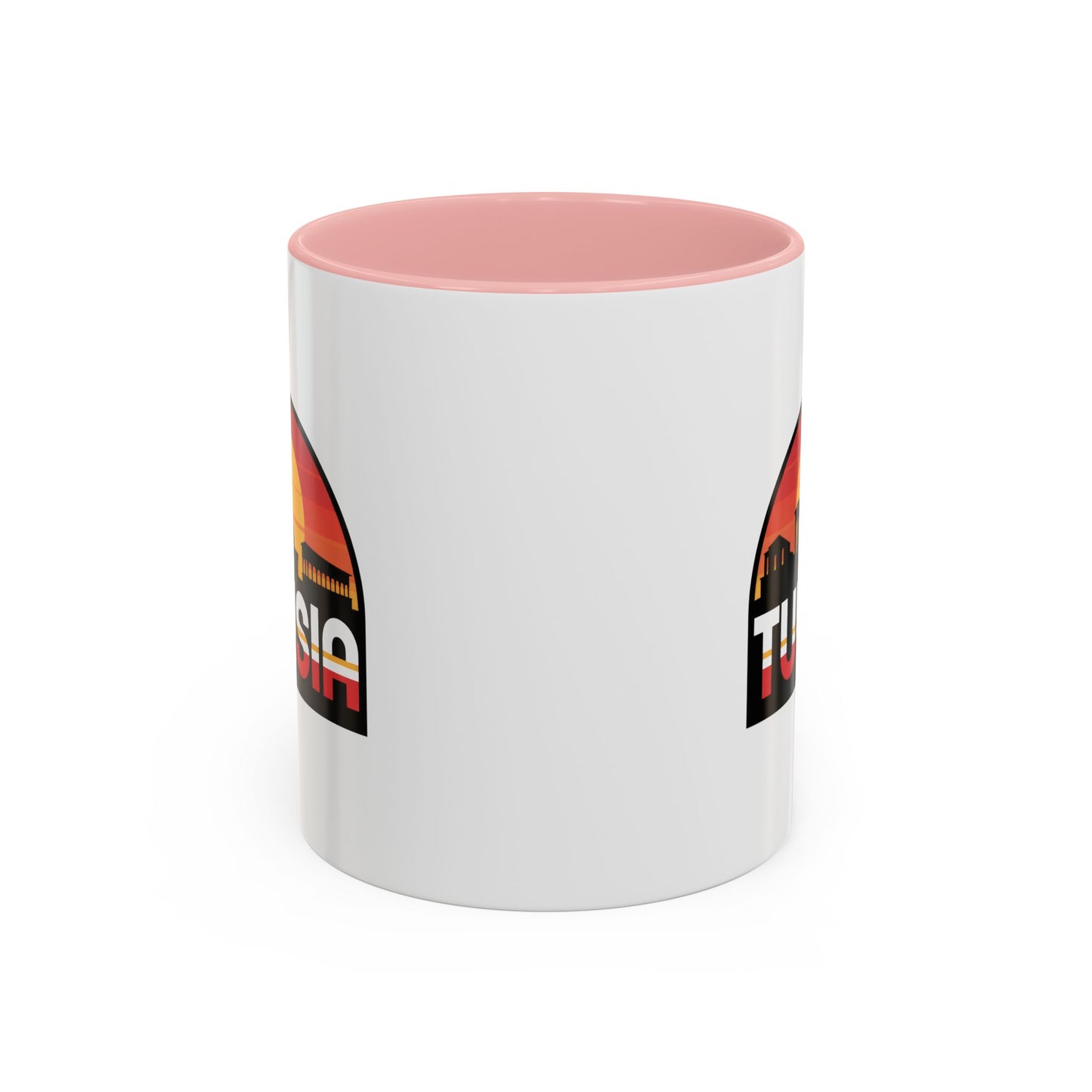 Tunisian Sunset Accent Mug, Coffee Lover Gift, Travel Souvenir, Unique Home Decor, Tea Mug, Vacation Memory