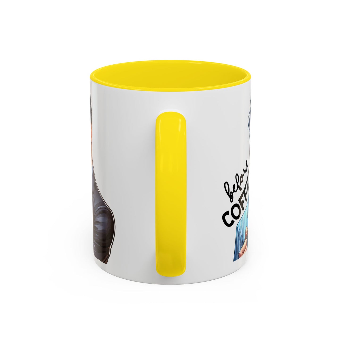 Caffeinated Accent Coffee Mug, Fun Gift for Coffee Lovers, Unique Mug for Home Office, Cool Drinkware for All Occasions!