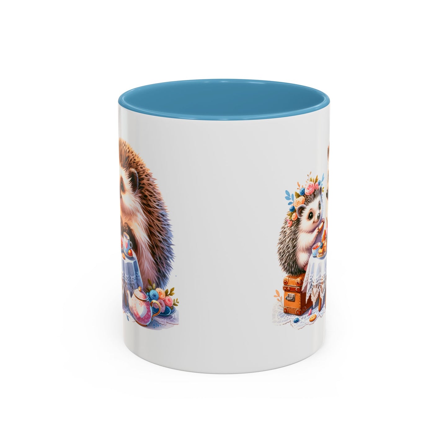Adorable Hedgehog Accent Coffee Mug - Cute Animal Lover Gift, Nature Coffee Cup, Home & Kitchen Decor, Perfect for Friends & Family