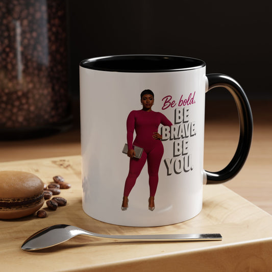 Bold Inspiration Coffee Mug - Empowerment Gift, Motivational Mug, Self-Love Decor, Office Essentials, Unique Gift Idea