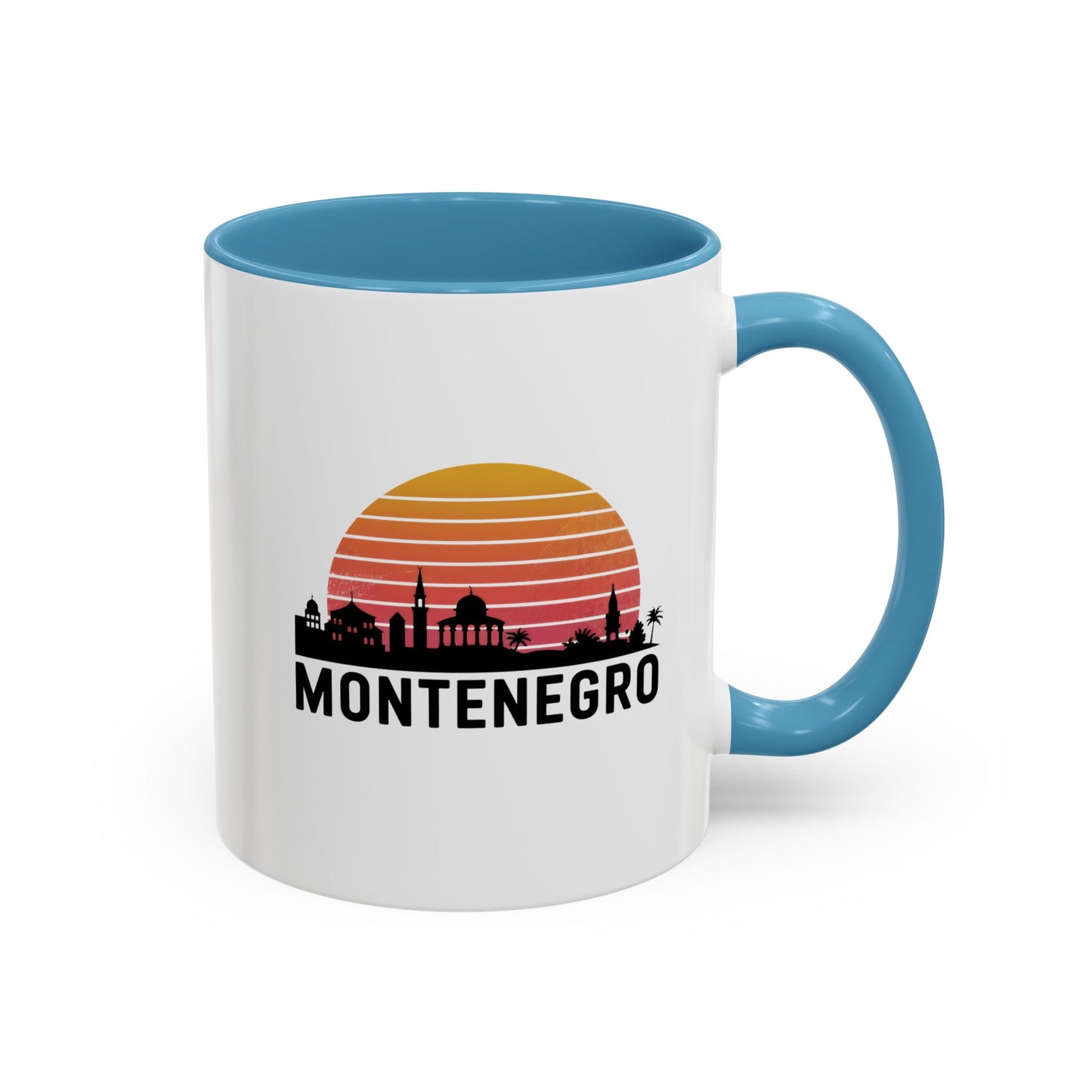 Montenegro Sunset Coffee Mug, Unique Black Accent Mug, Gift for Coffee Lovers, Travel Mug, Home Decor, Souvenir