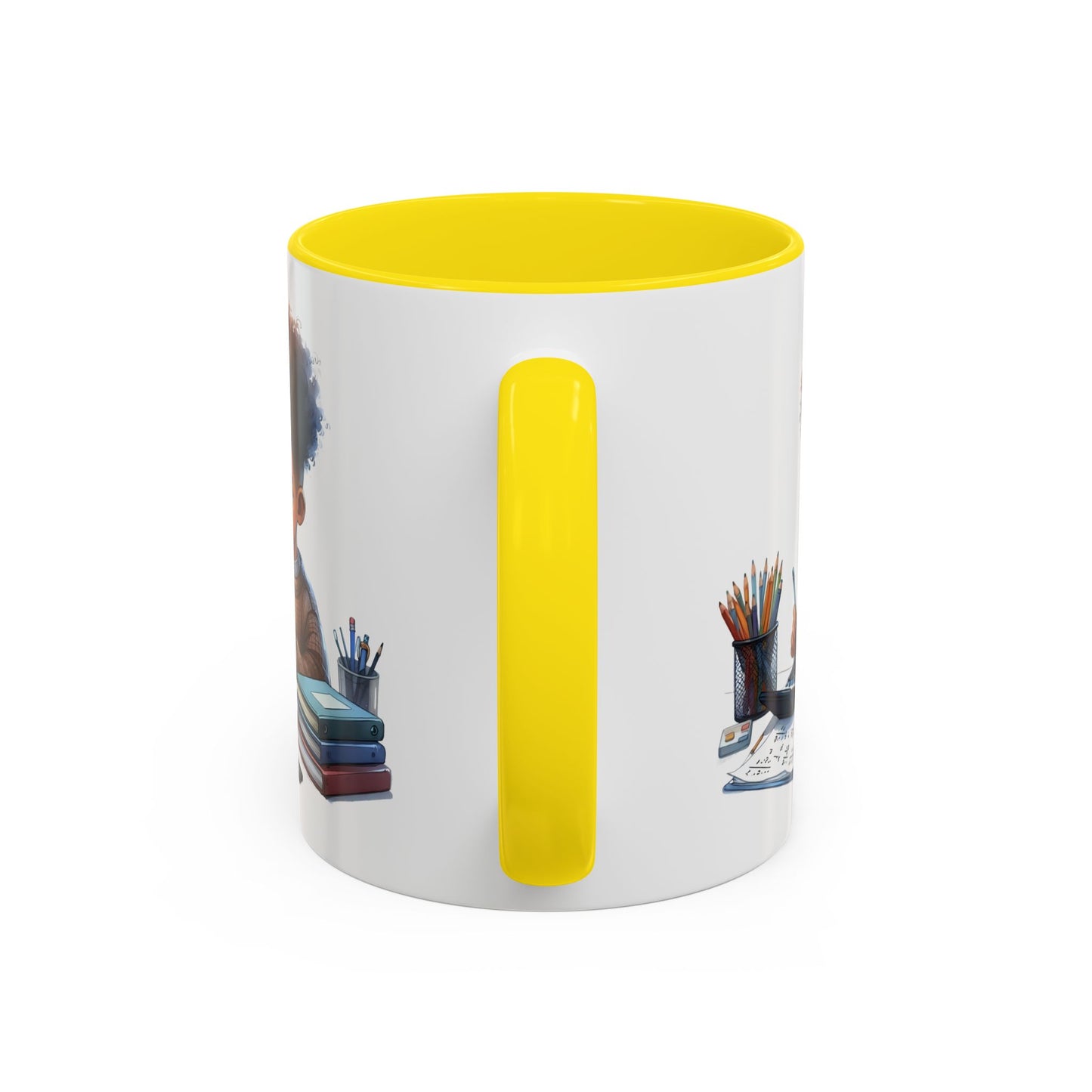 Charming Study Buddy Coffee Mug, Cute Gift for Students, Writers, Back to School, Personalized Teacher Gift, Unique Desk Decor