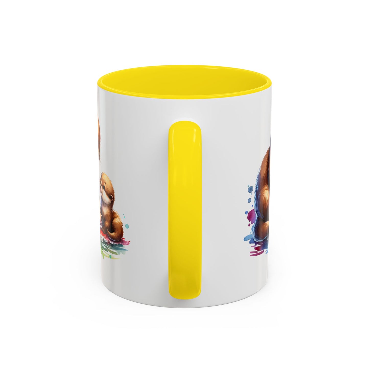 Cute Otter Family Coffee Mug | Animal Lover Gift, Holiday Mug, Tea Cup, Kid's Birthday, Home Decor