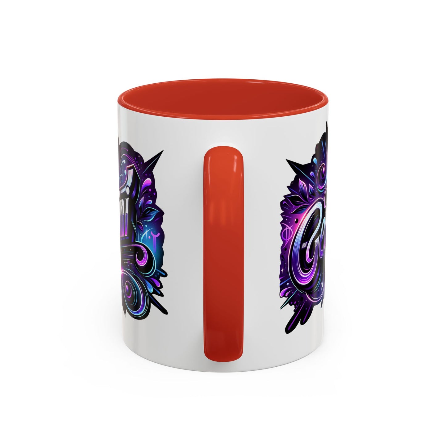 Gemini Accent Coffee Mug - Colorful Astrology Mug, Horoscope Gift, Zodiac Lover's Mug, Unique Coffee Cup, Personalised Birthday Gift