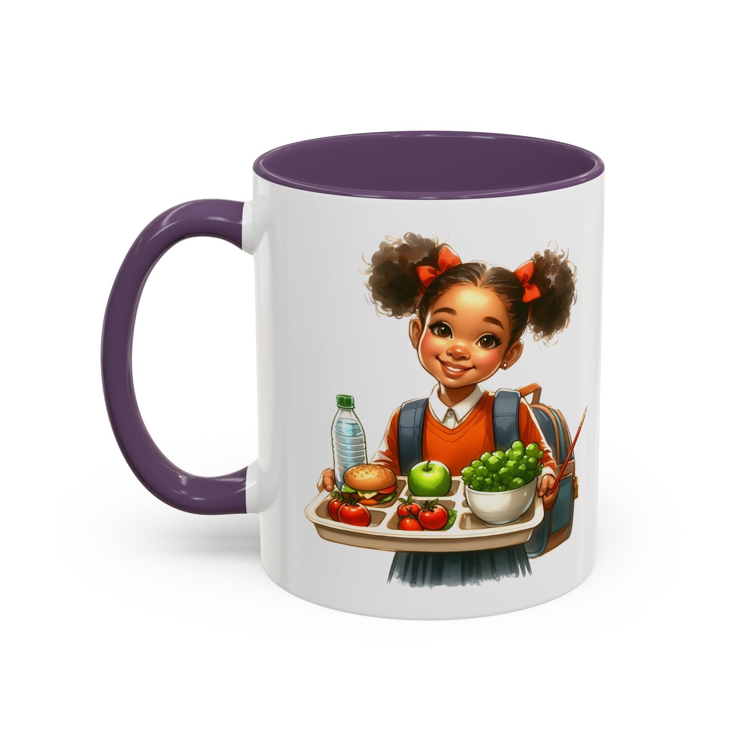 Happy Kids Accent Coffee Mug - Fun Drinkware for Home, School, Nursery, Gifts, Birthday, Holidays, Cute Design