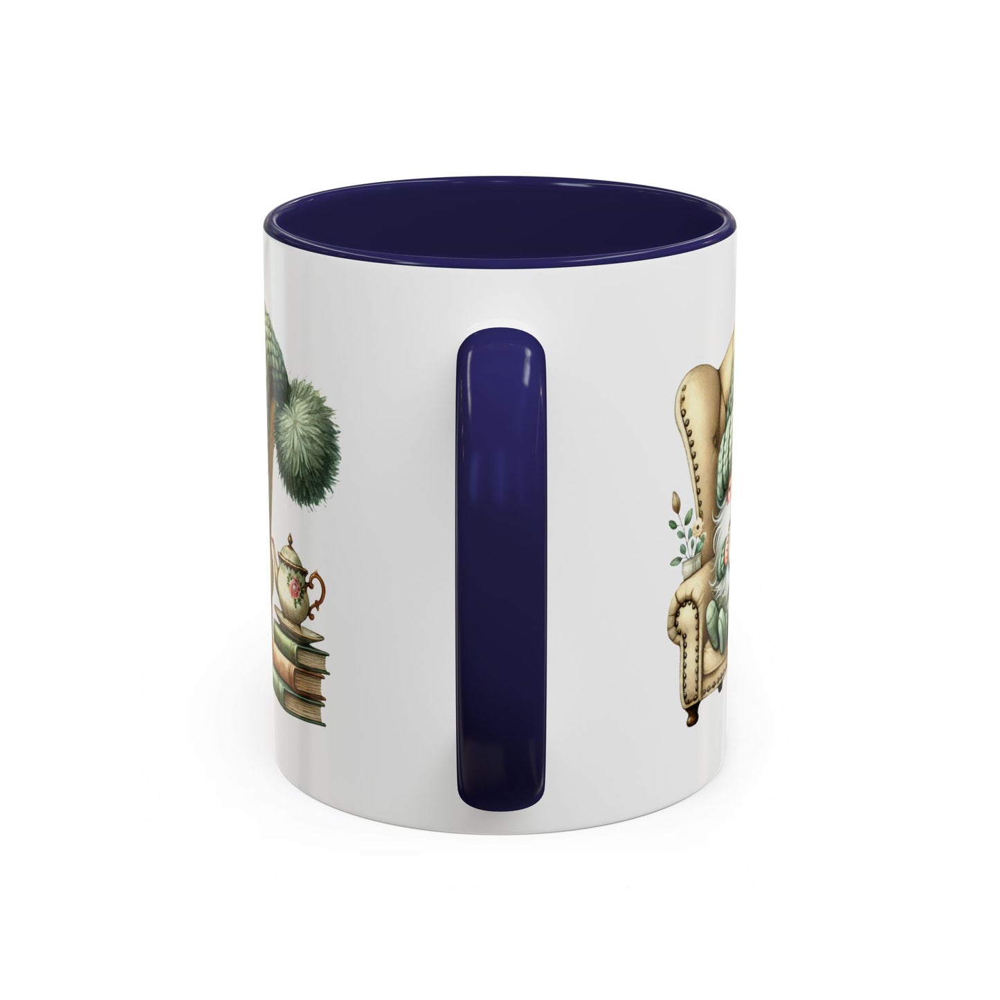 Cozy Gnome Accent Coffee Mug, Cute Gnome Mug, Winter Coffee Cup, Gift for Gnome Lovers, Gnome Decor, Funny Coffee Mug