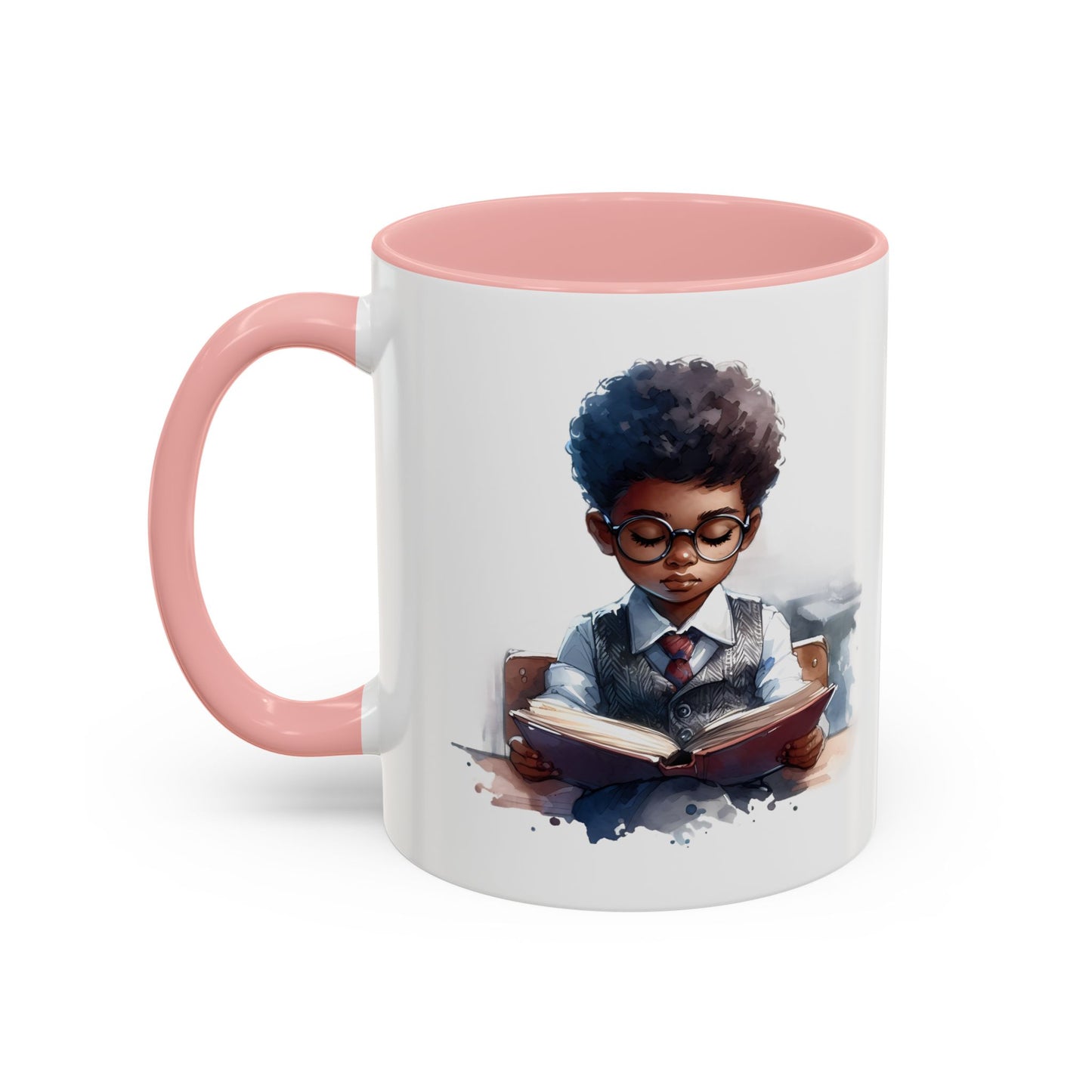 Whimsical Character Coffee Mug, Inspirational Mug, Gift for Readers, Unique Art Mug, Personalized Coffee Cup