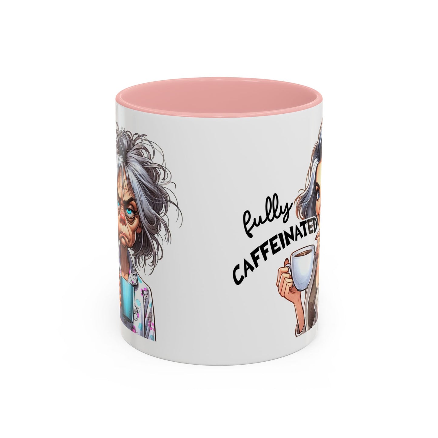 Fully Caffeinated Accent Mug - Fun Coffee Cup for Coffee Lovers, Unique Gift for Tea Drinkers, Funny Kitchen Decor, Motivational Mug, [...]