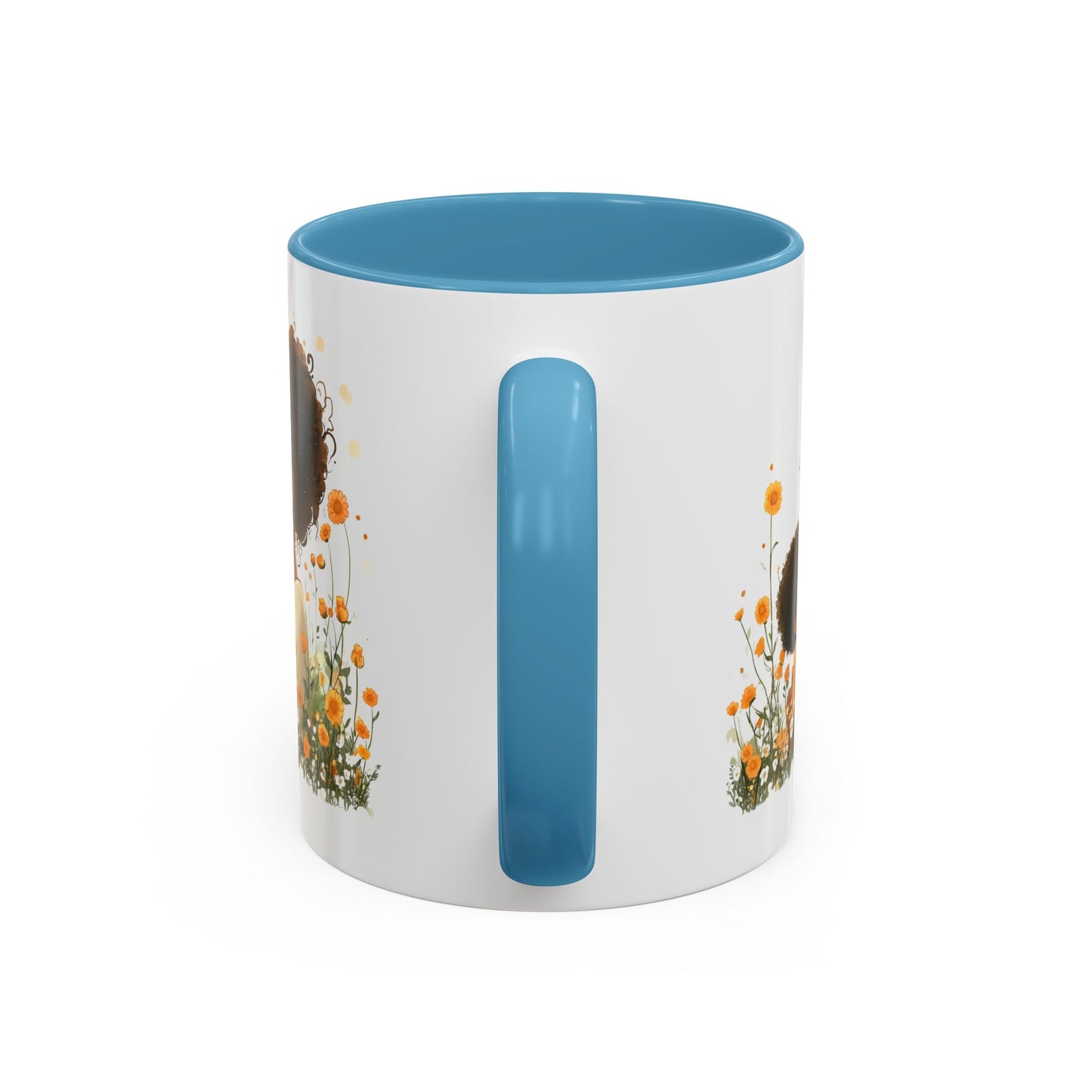 Emotional Motherhood Coffee Mug, Floral Mom & Child, Gift for Mother's Day, Family Bonding, Cozy Drinkware, Home Decor