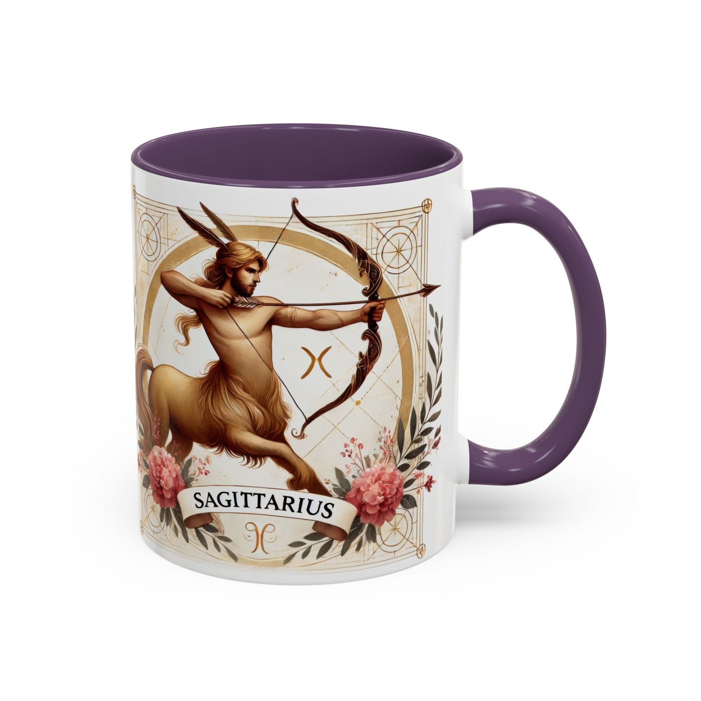 Sagittarius Accent Coffee Mug – 11oz & 15oz – Zodiac Inspired Gift for Astrology Lovers