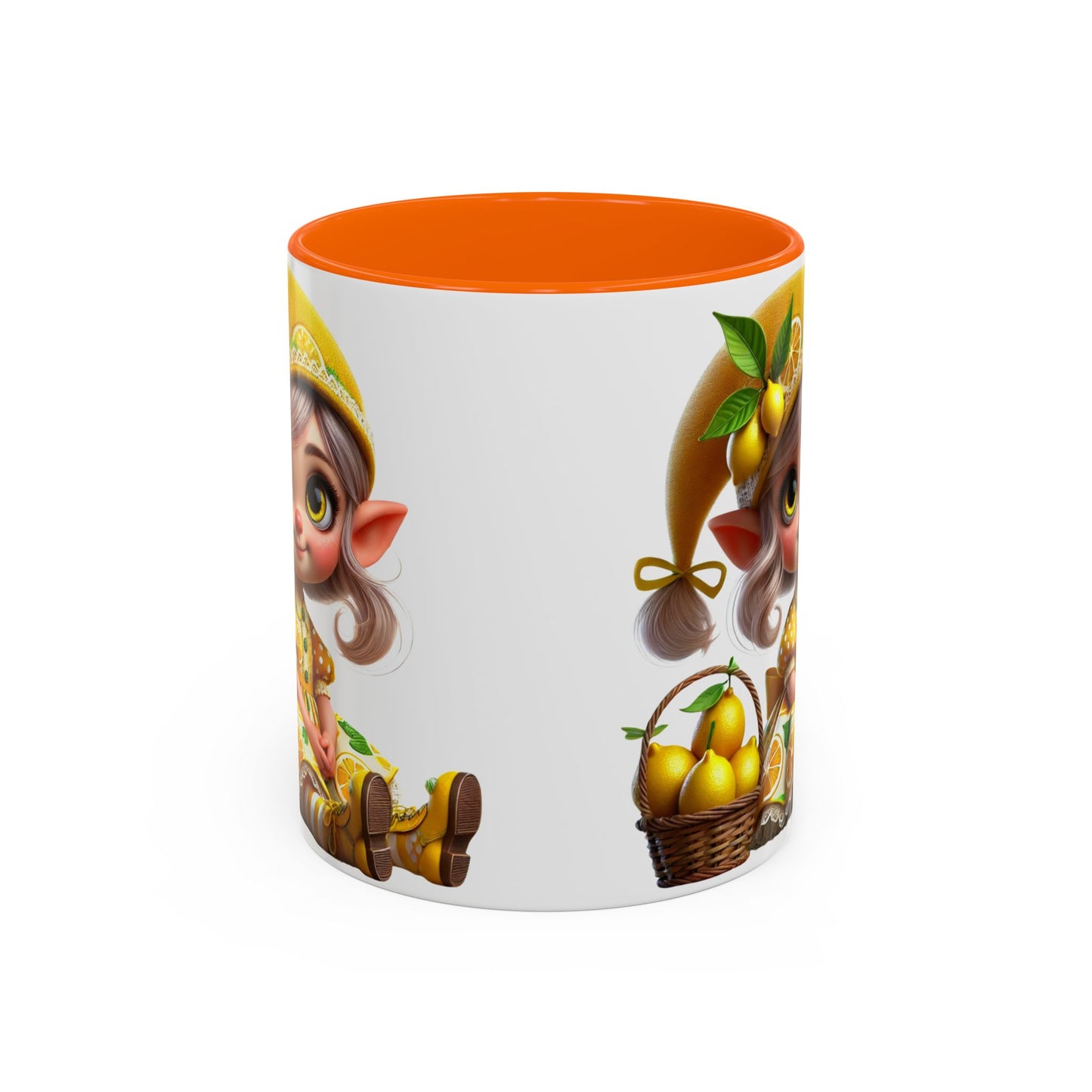 Whimsical Lemon Elf Coffee Mug - Perfect Gift for Spring & Summer