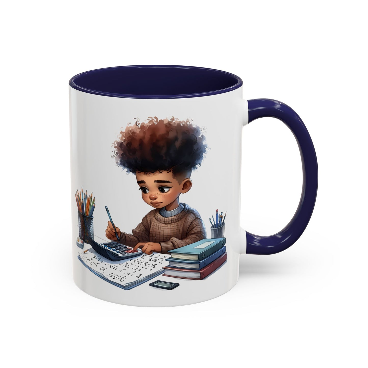 Charming Study Buddy Coffee Mug, Cute Gift for Students, Writers, Back to School, Personalized Teacher Gift, Unique Desk Decor