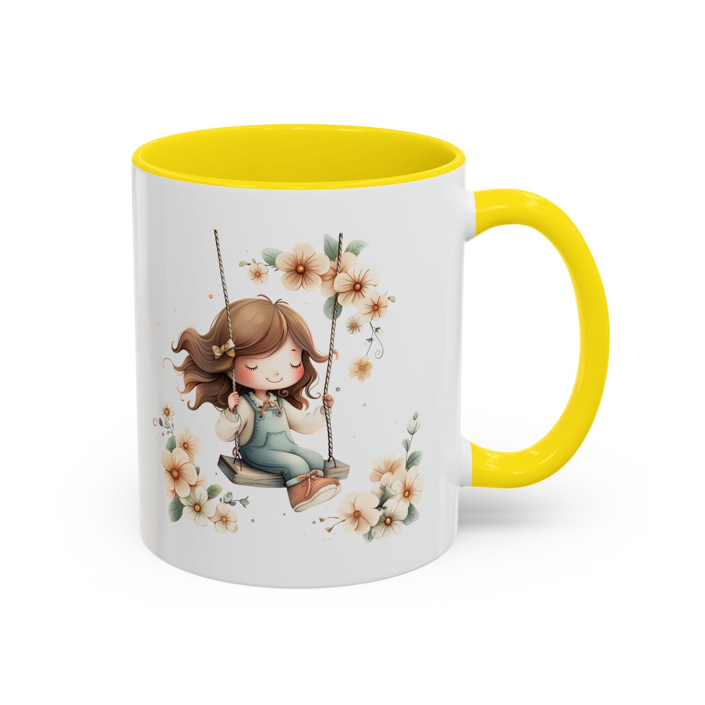 Whimsical Floral Coffee Mug - Cute Gift for Tea Lovers, Cozy Home Decor, Spring Celebration, Enjoy Your Favorite Beverages