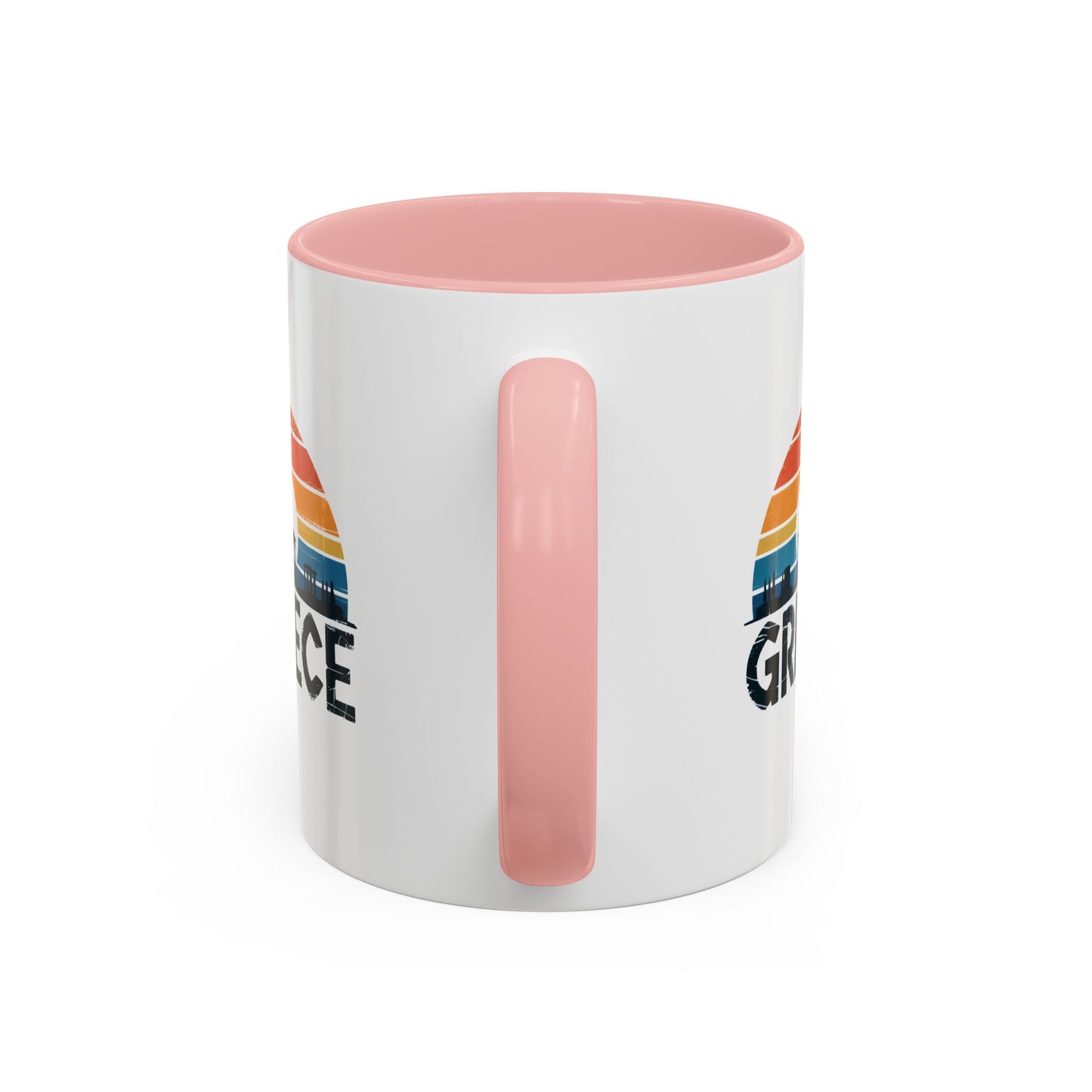 Greece Sunset Accent Coffee Mug - Perfect for Travel Lovers, Gifts for Her, Cozy Mornings, Summer Vibes, Greek Decor