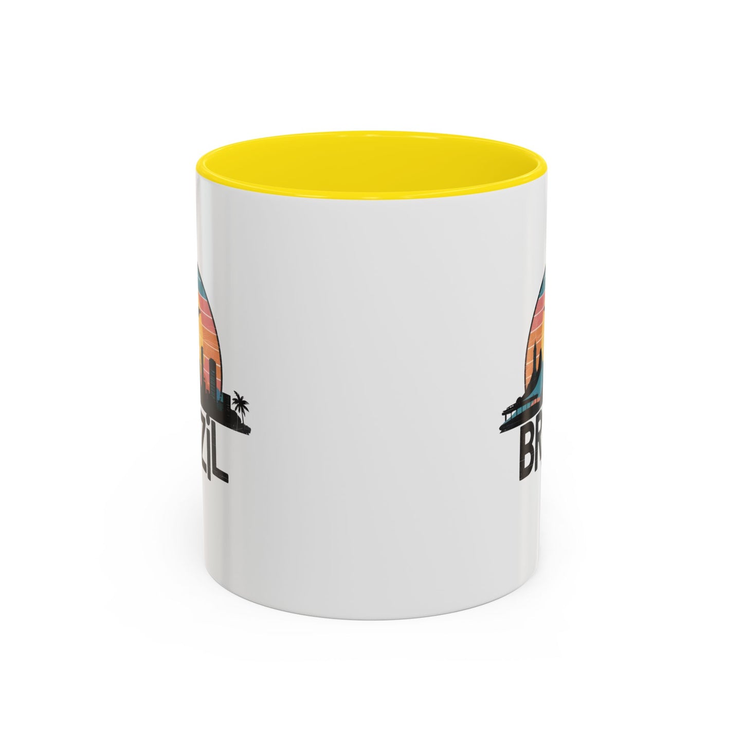 Brazilian Vibe Coffee Mug, Accent Mug for Travel Lovers, Gift for Brazil Enthusiasts, Souvenir Coffee Cup, Beach Theme Mug