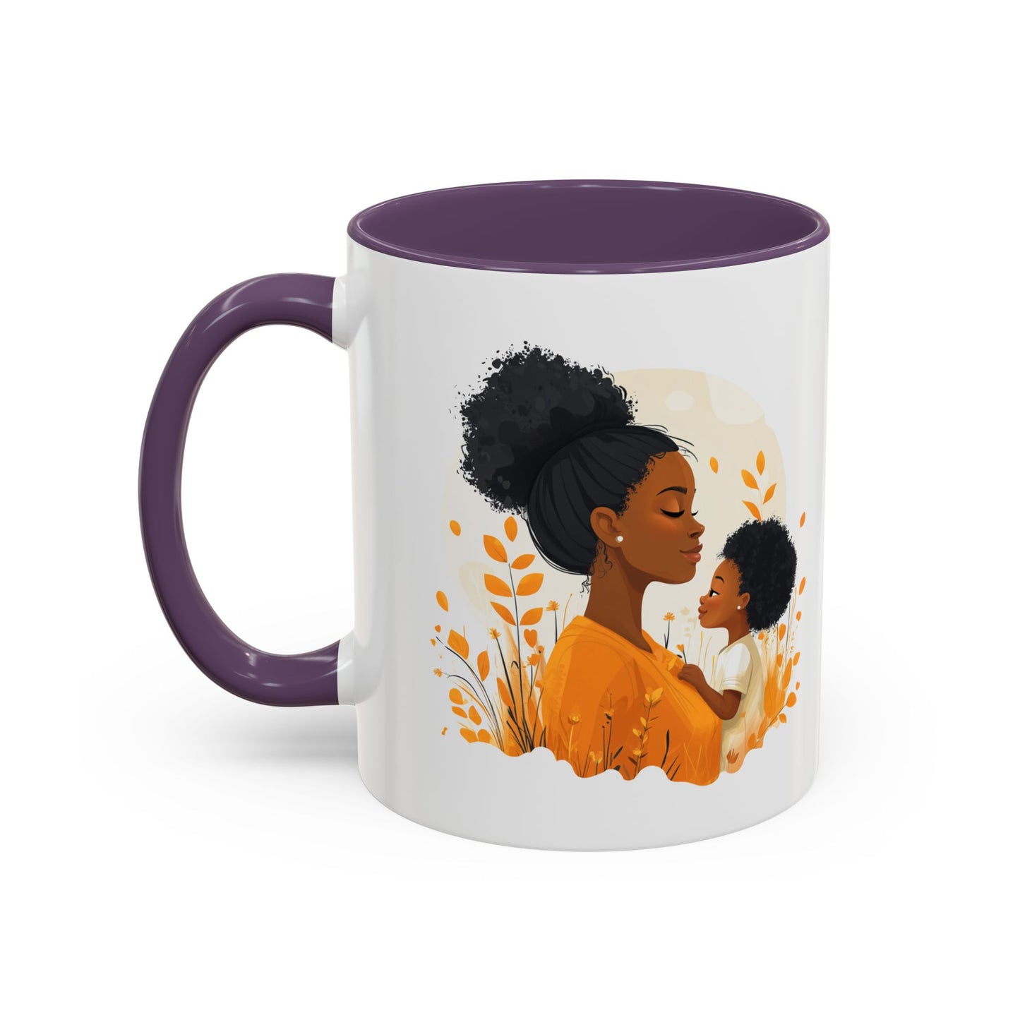 Warm Embrace Accent Coffee Mug | Perfect Gift for Mother's Day, Cozy Drinkware for Moms, Tea Lovers, Family Moments