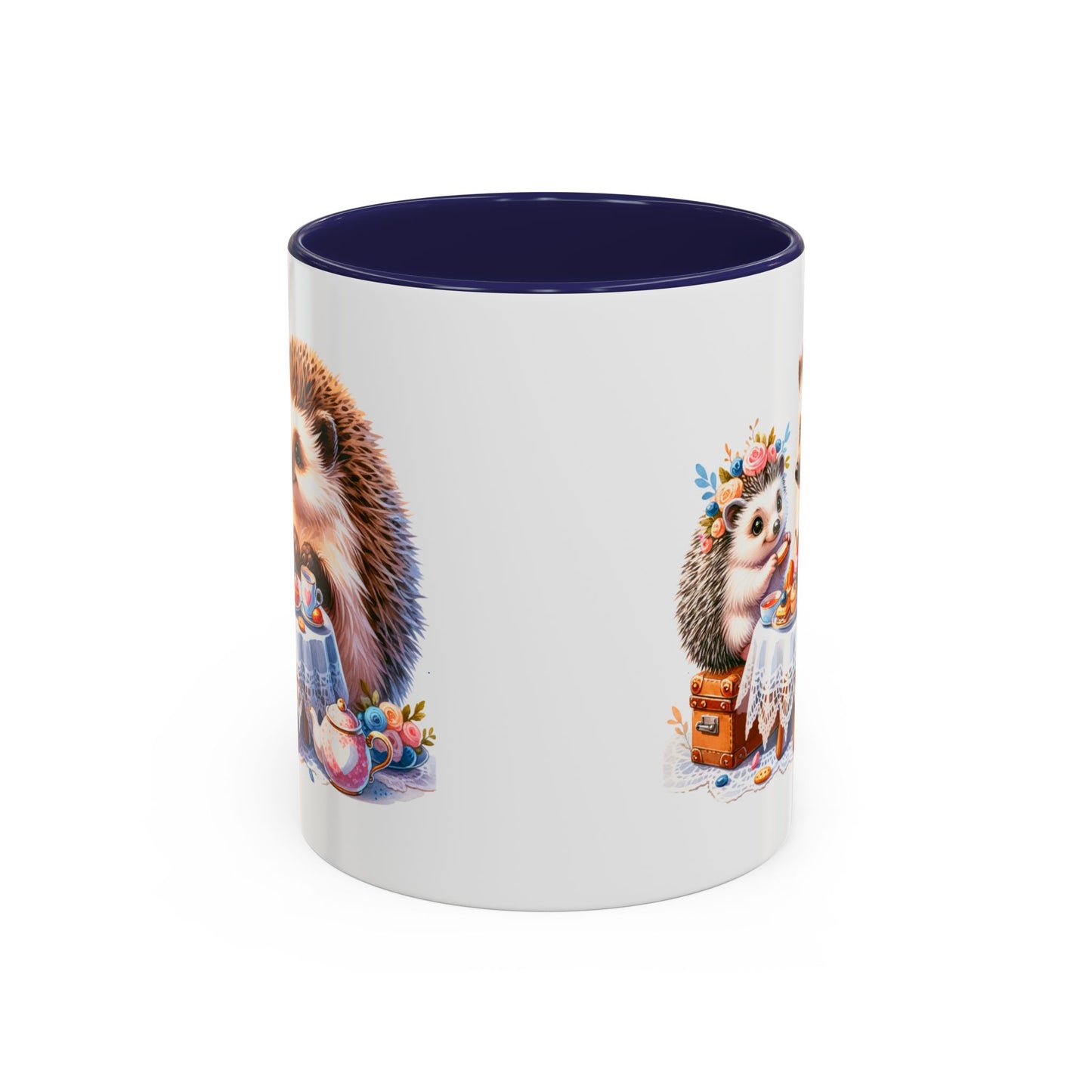 Adorable Hedgehog Accent Coffee Mug - Cute Animal Lover Gift, Nature Coffee Cup, Home & Kitchen Decor, Perfect for Friends & Family