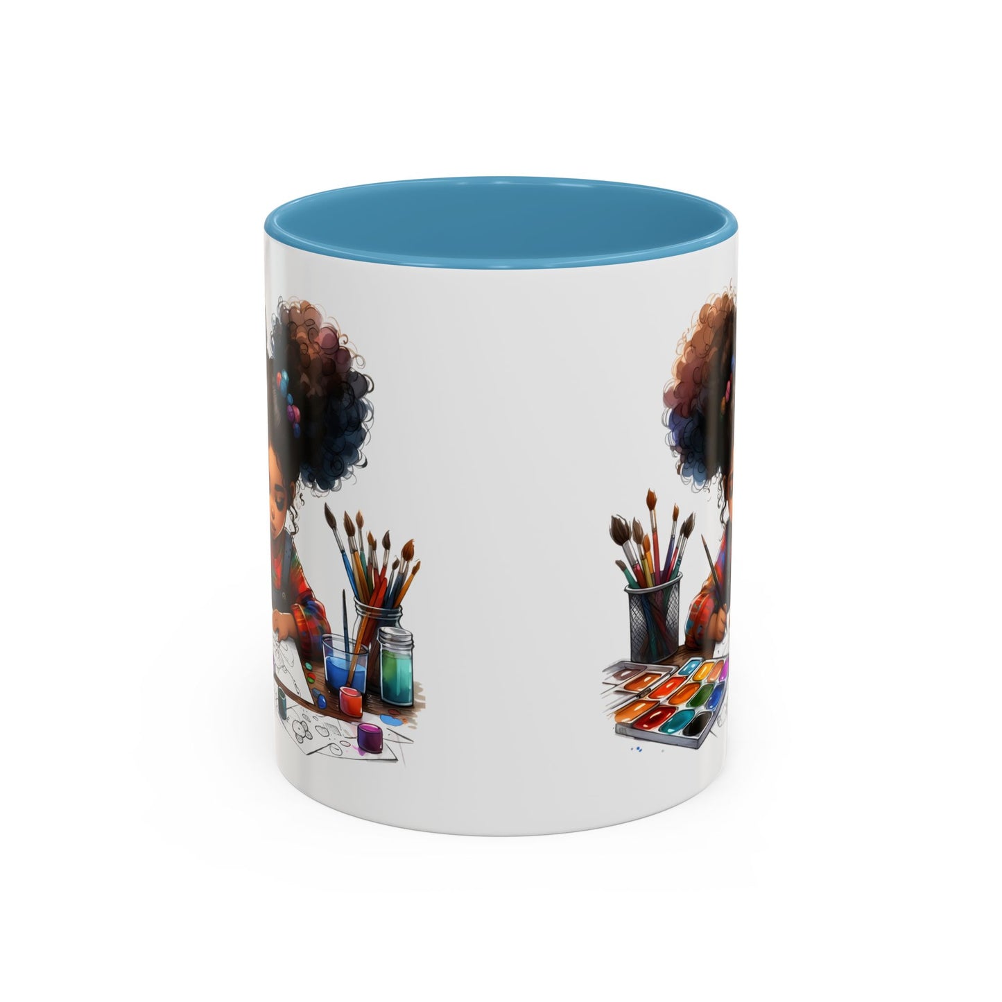 Creative Artist Coffee Mug, Colorful Art Mug, Gift for Artists, Studio Mug, Hot Beverage Cup, Unique Drinkware