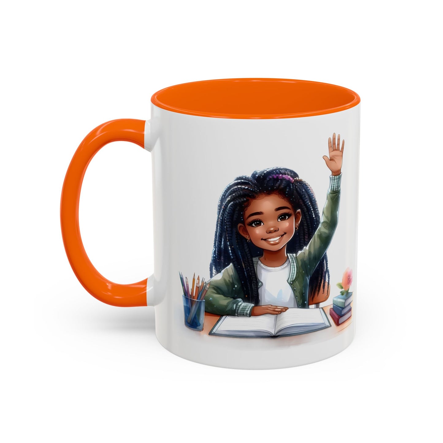 Charming Coffee Mug for Education Lovers, Black Accent Mug, Inspirational Teacher Gift, Cute School Mug, Study Buddy, Personalized [...]