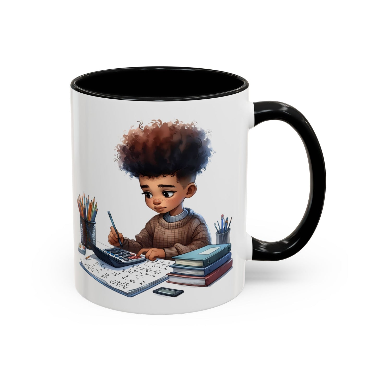 Charming Study Buddy Coffee Mug, Cute Gift for Students, Writers, Back to School, Personalized Teacher Gift, Unique Desk Decor
