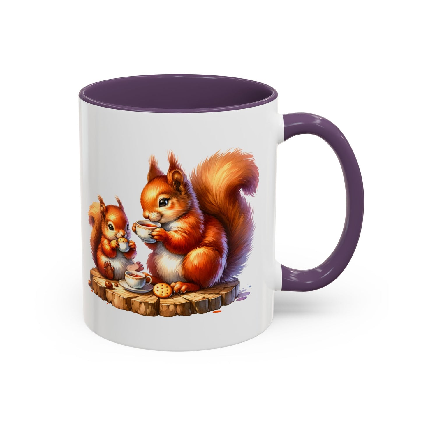 Whimsical Squirrel Coffee Mug - Perfect Gift for Animal Lovers, Cute Kitchen Decor, Hot Beverage Lover's Cup, Cozy Vibe Mugs