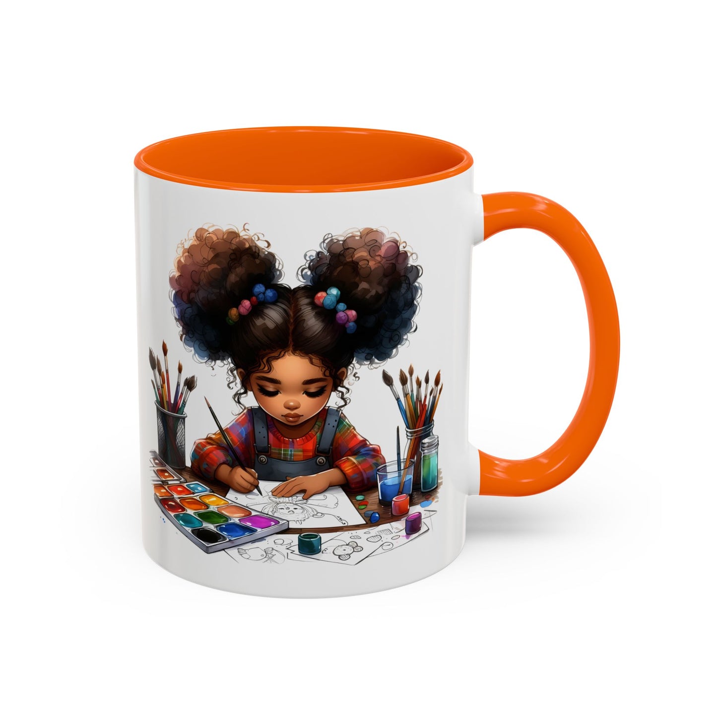 Creative Artist Coffee Mug, Colorful Art Mug, Gift for Artists, Studio Mug, Hot Beverage Cup, Unique Drinkware