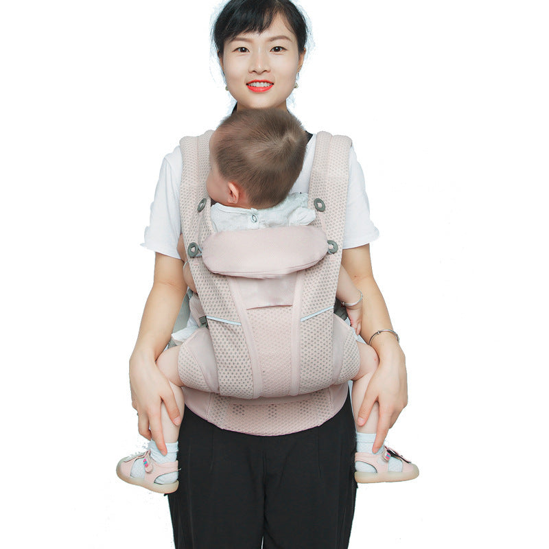 New Breathable Upgraded Four-style Baby Carrier With Waist Stool