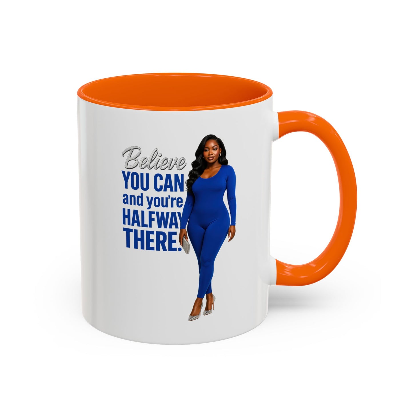 Motivational Coffee Mug, Believe You Can Inspirational Mug, Office Gift, Birthday Gift, Self-Empowerment Mug, Positive Vibes, Fun Quote Cup