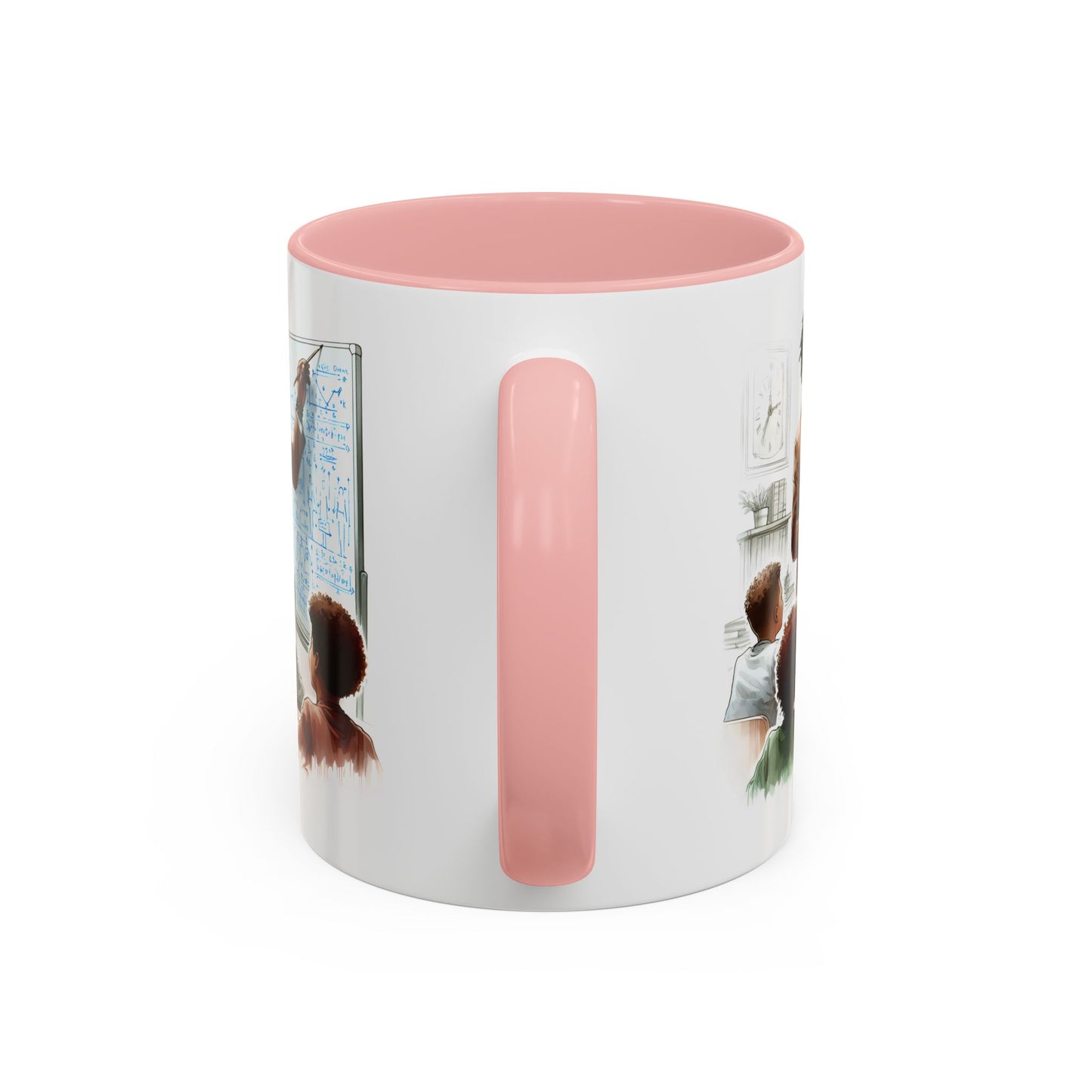 Inspirational Teacher Coffee Mug, Motivational Gift, Black Accent, Education Decor, Classroom Humor, Stylish Drinkware