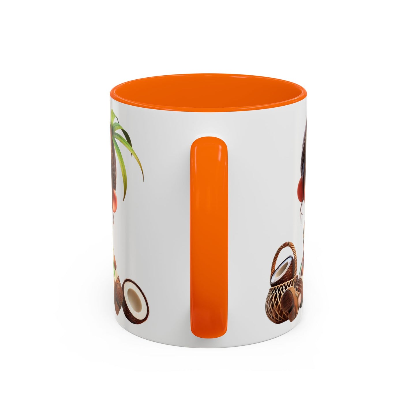Whimsical Coconut Character Coffee Mug - 11oz & 15oz