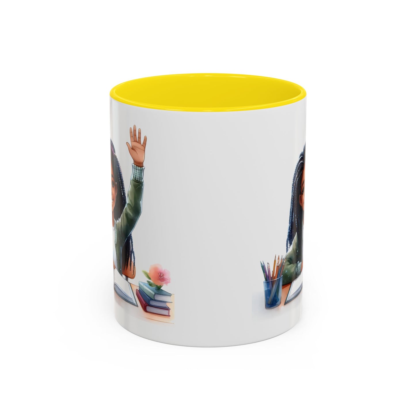 Charming Coffee Mug for Education Lovers, Black Accent Mug, Inspirational Teacher Gift, Cute School Mug, Study Buddy, Personalized [...]