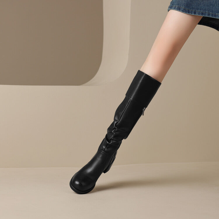 Thick Mid-heel High-top Below The Knee Women's Knight Warm Boots Store Hive UNIjuntos