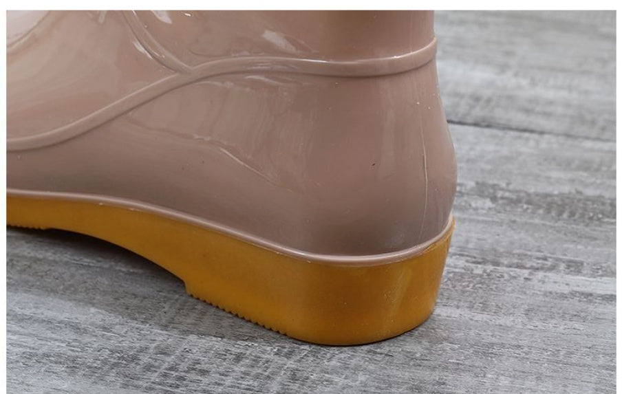 Women's Low-cut Rain Boots Non-slip Waterproof Tendon Bottom Store Hive UNIjuntos