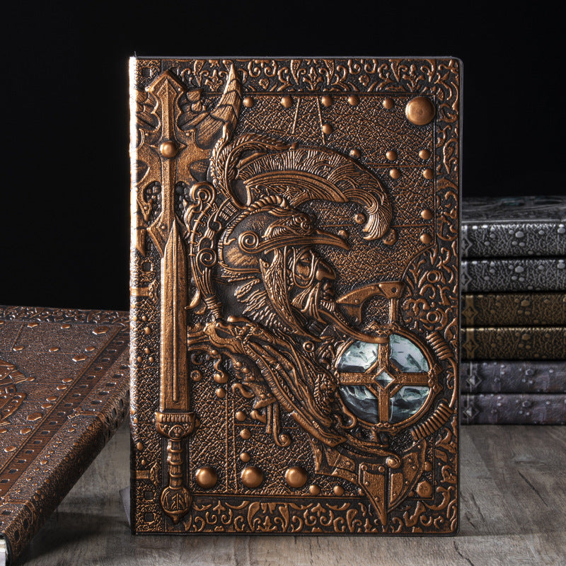 European General Retro Notebook Business Journal Book Pu Notebook Embossed Surface
