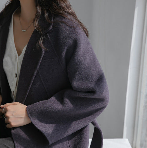 Autumn And Winter Temperament Korean Style Woolen Coat Women Store Hive UNIjuntos