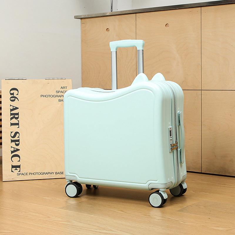 Children's Luggage Riding Trolley Case Mute Universal Wheel Boarding Bag Store Hive UNIjuntos