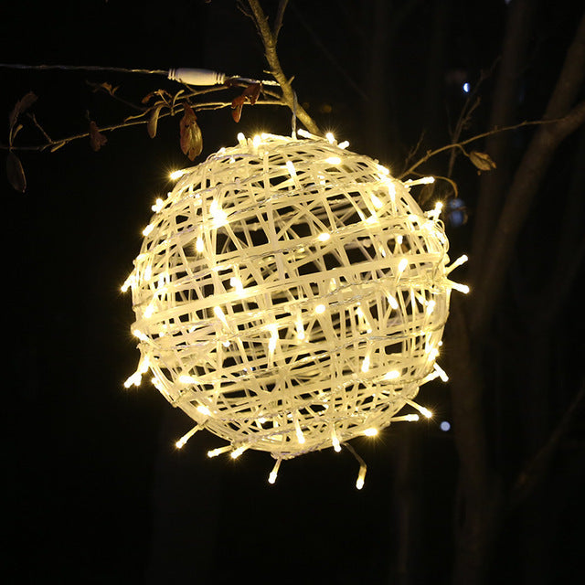 Led Sepak Takraw Lamp Hanging Tree Lamp Ball Lamp Landscape Lighting Project Street Tree Decorative Lantern String