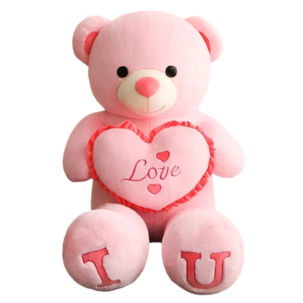 100cm Love Plush Bear Toy Pillow-0